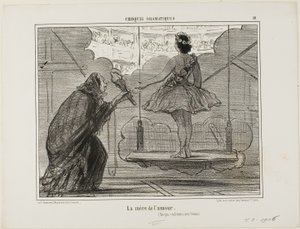 Die Mutter des Eros (nicht zu verwechseln mit Venus), Platte 10 aus Croquis Dramatiques