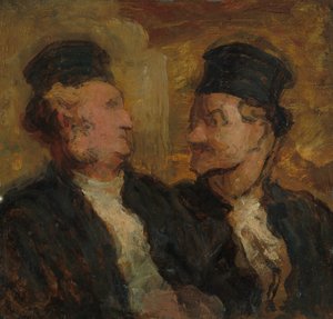 Zwei Anwälte von Honoré Victorin Daumier
