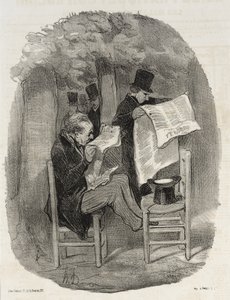Was der Bürger eine kleine Ablenkung nennt von Honoré Daumier