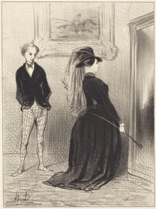 Es ist seltsam... mir kommen keine Ideen mehr... nur... von Honoré Daumier