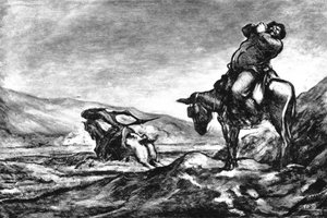 Don Quichotte und Sancho Pansa
