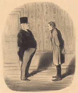 Nun gut, mein Herr, und meine drei Begriffe... von Honoré Daumier