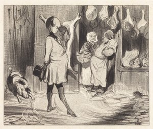 Reiseeindrücke eines großen Dichters von Honoré Daumier