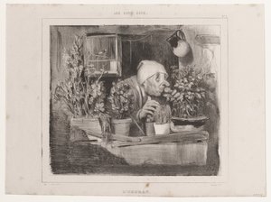 Der Geruchssinn (Die fünf Sinne), aus La Caricature