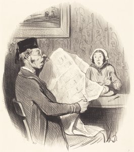 Das Format wird immer monströser von Honoré Daumier