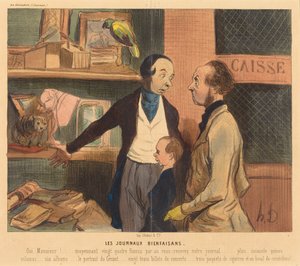 Die wohltätigen Zeitungen von Honoré Daumier