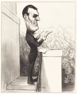 M.L.P.F. Esquirou de Parieu von Honoré Daumier