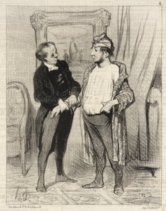 Mein Lieber, ich versichere dir, dass ich dich... von Honoré Daumier