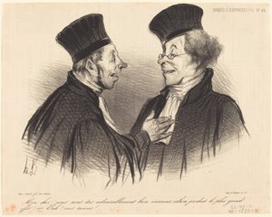 Mein Lieber! Sie sind wunderbar... ohnmächtig geworden... von Honoré Daumier