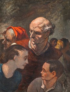 Auf den Barrikaden von Honoré Daumier