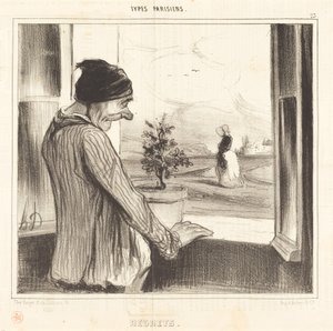 Bedauern von Honoré Daumier