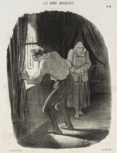 Sechs Grad unter Null...Ah! ich wundere mich nicht mehr... von Honoré Daumier