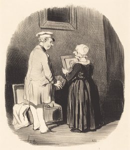 Schau, meine Frau, da ist mein Porträt...