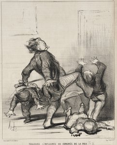 Immer noch der Einfluss des Friedenskongresses von Honoré Daumier