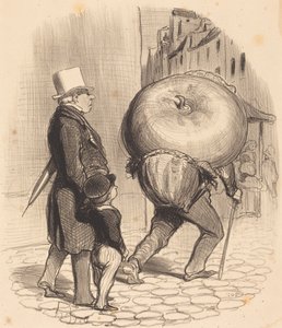 Eine Lektion in Botanik von Honoré Daumier