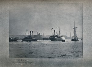 Der Tees, Middlesbrough Reach, 1919 von Hood and Co. Ltd