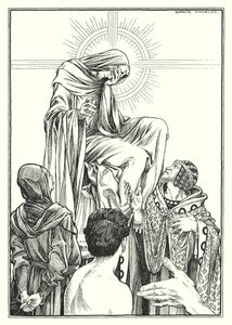 Illustration zur Bergpredigt von Horace J. Knowles