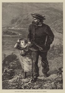Nach Hause zum Abendessen, eine Skizze an der Südküste von Horace Petherick