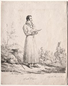 Antoine Charles Horace Vernet, genannt Carle von Emile Jean Horace Vernet