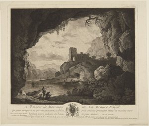 Fischen im Mondlicht von Horace Vernet