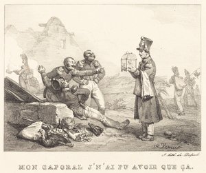 Mein Korporal, ich konnte nicht mehr als das von Horace Vernet