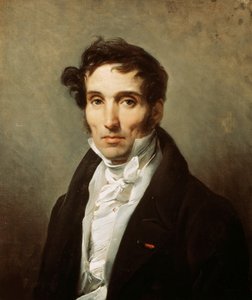 Porträt von Baron Pierre-Narcisse Guérin 1774-1833, 1829 von Emile Jean Horace Vernet