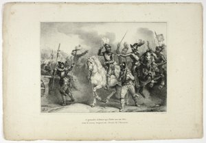 dieser strahlende Federbusch, der über meinem Kopf schwebt... von Horace Vernet