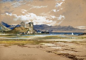 Knock Castle, Skye, ca. 1834 von Horatio McCulloch