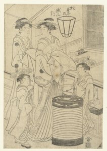 Kurtisane Seyama aus dem Matsubaya-Haus von Hosoda Eishi