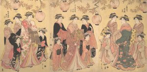 Die Yoshiwara-Parade im Herbst