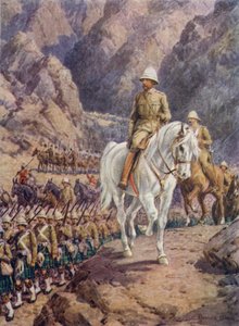 Lord Roberts, auf dem Marsch nach Kandahar