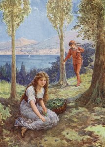 "Plötzlich hielt er an und starrte verzückt" aus "Filadoro" von Howard Davie