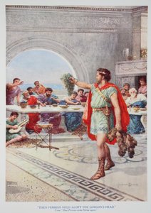 Dann hielt Perseus das Haupt der Gorgone hoch von Howard Davie