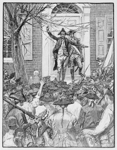 Alexander Hamilton spricht zur Menge, Illustration aus 