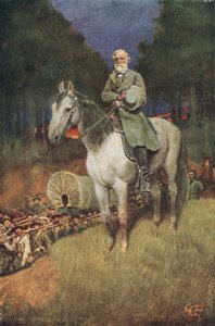 General Lee auf seinem berühmten Pferd 