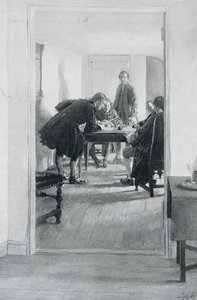 Im alten Raleigh Tavern, Illustration aus 