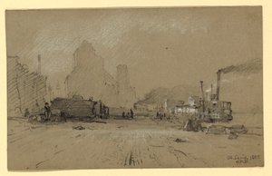 Am Mississippi in St. Louis von Howard Russell Butler
