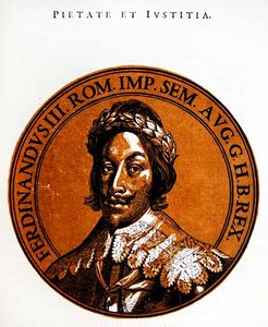 Medaillonporträt von Ferdinand III., Heiliger Römischer Kaiser von Hubert (after) Goltzius