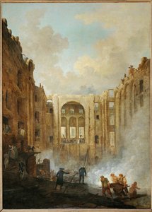 Der Brand der Oper im Palais Royal