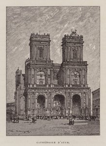 Kathedrale von Auch von Hubert Clerget