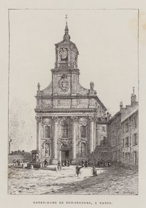 Notre-Dame De Bon-Secours, A Nancy (Gravur) von Hubert Clerget