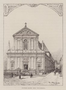 Notre-Dame Des Victoires (Gravur) von Hubert Clerget