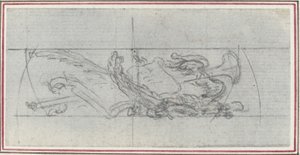 Ein Ornament mit Symbolen von Hubert Francois Gravelot