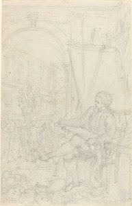 Selbstporträt von Hubert Francois Gravelot