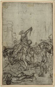 Studie für Lucains "La Pharsale", Gesang IV