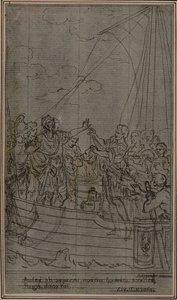 Studie zu Lucains "La Pharsale", Gesang IX von Hubert Francois Gravelot
