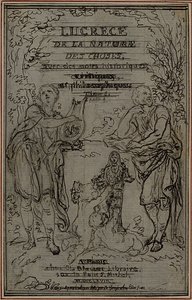 Studie für die Vignette-Frontispiz von Lucretius