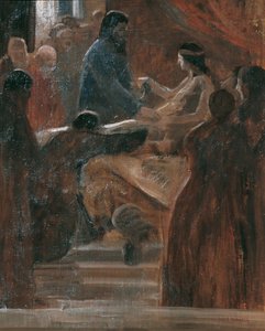 Auferweckung der Tochter des Jaïrus von Hubert Landa