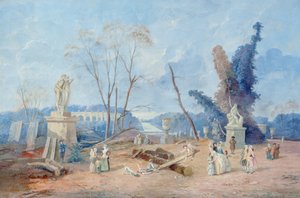 Le Tapis Vert Versailles von Hubert Robert
