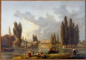 Das Schloss von Mereville von Hubert Robert